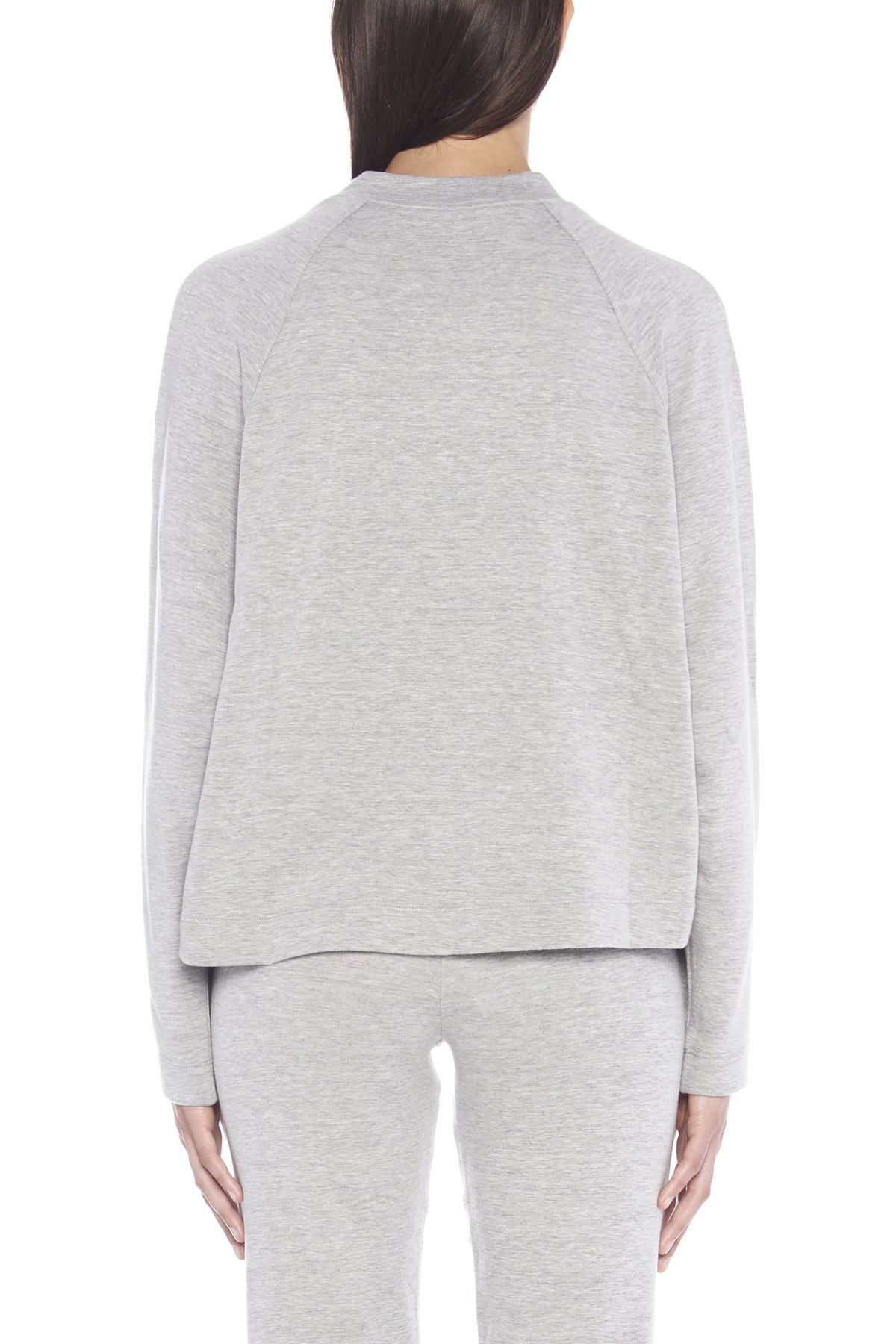 Theory Round-neck Sweatshirt In Gray