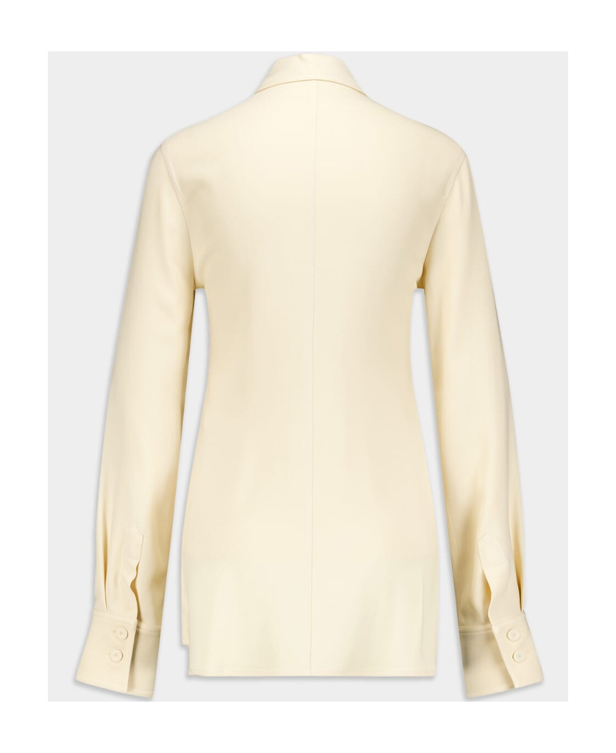 Stella Mccartney Long-sleeved Buttoned Shirt In White
