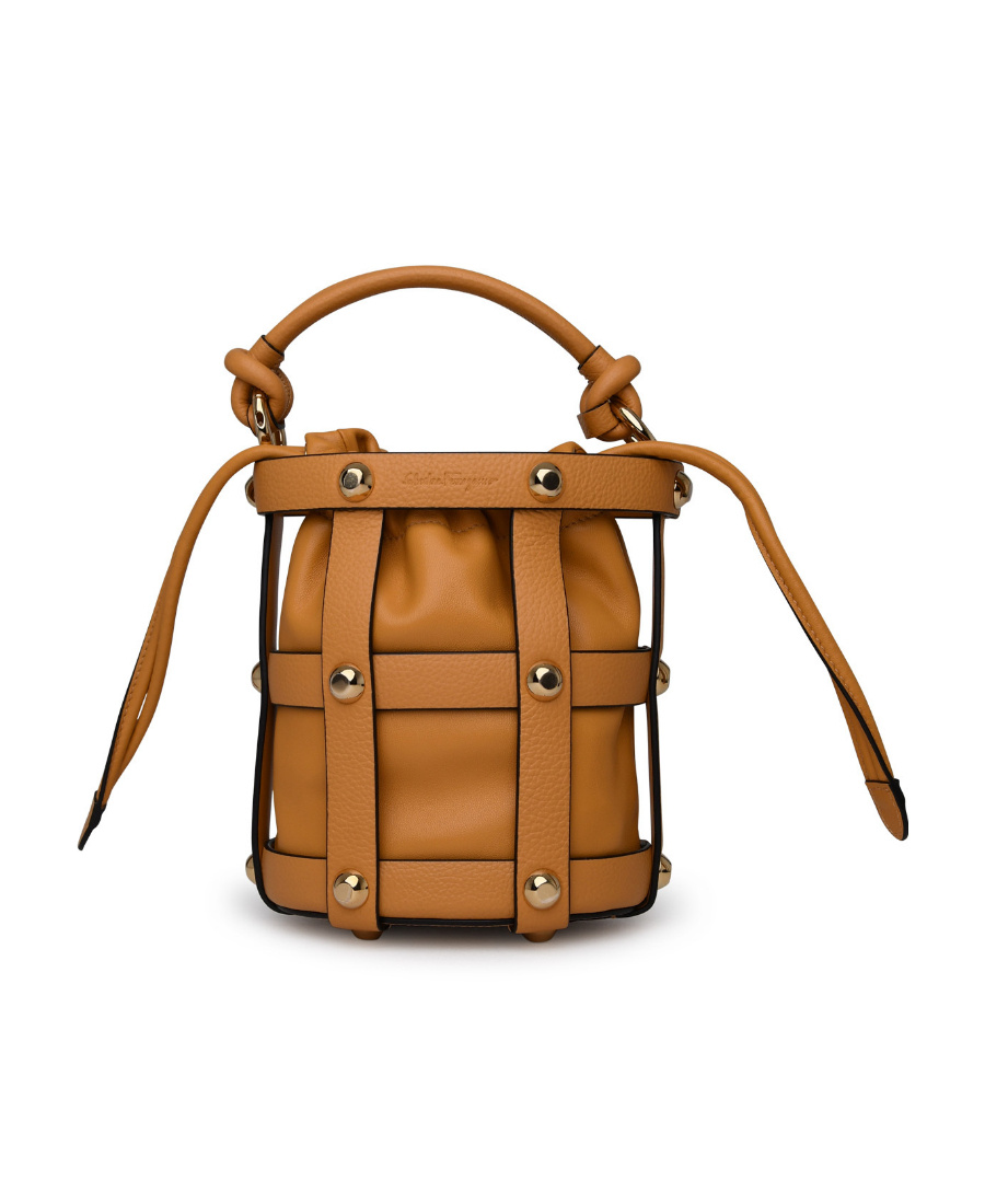 FERRAGAMO SALVATORE FERRAGAMO CAGE SMALL SHOULDER BAG