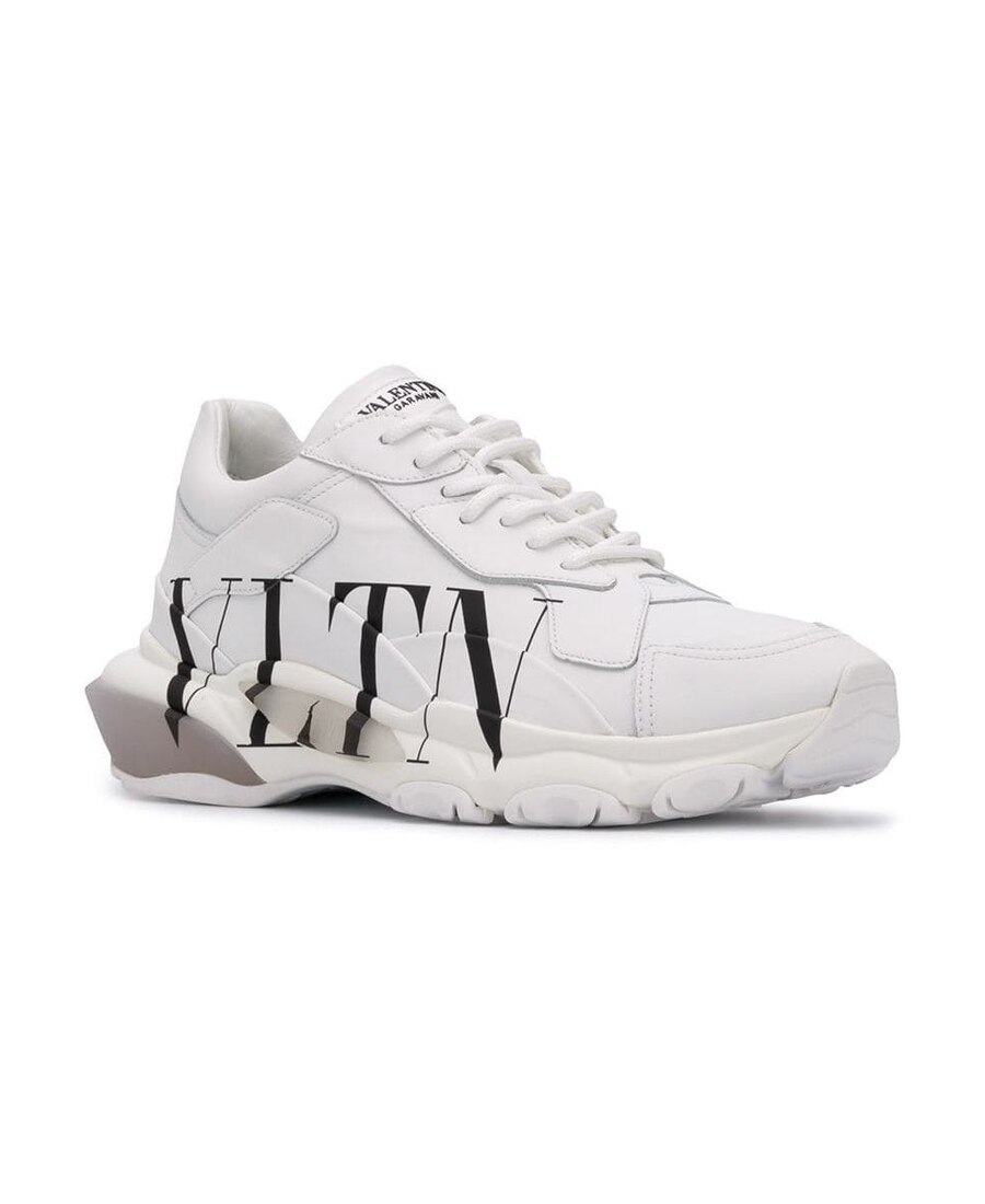 Valentino Vltn Bounce Sneaker In White In White