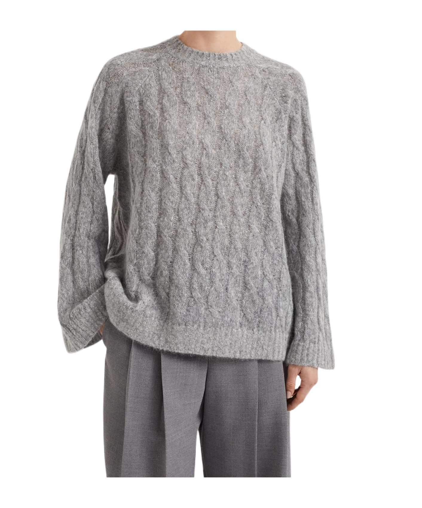 BRUNELLO CUCINELLI CABLE-KNIT JUMPER