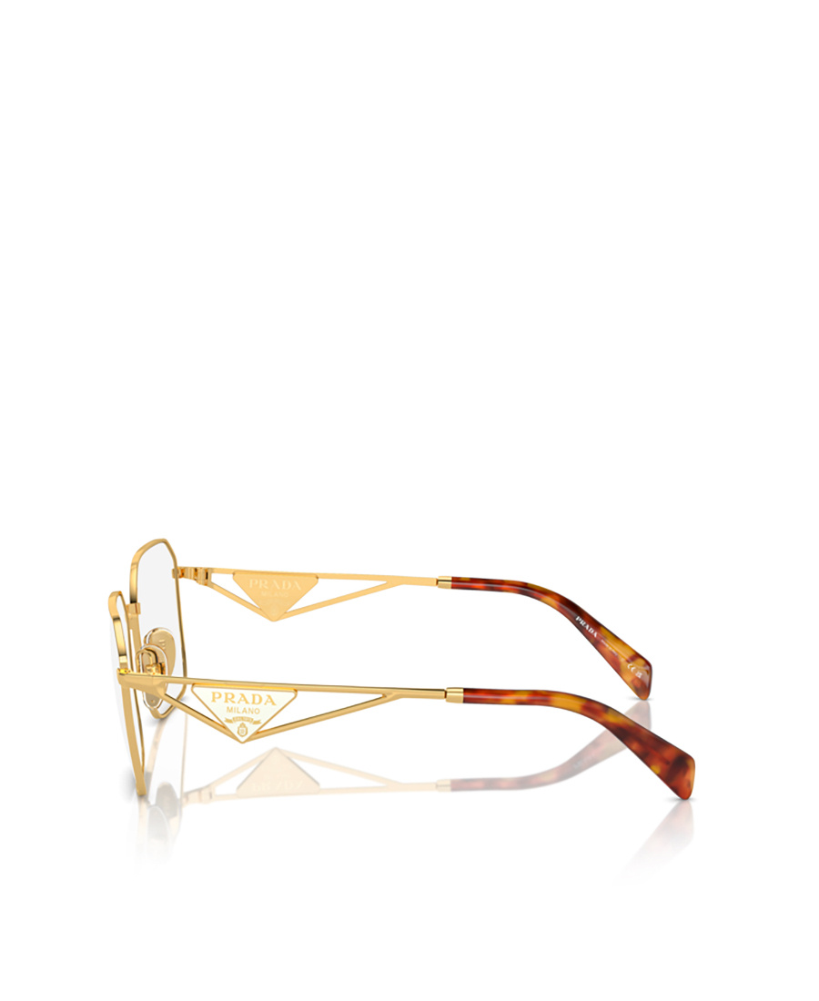 Prada Eyewear Square Frame Glasses In Yellow