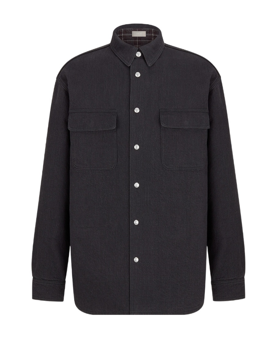 Dior Double-sided Shirt In Black