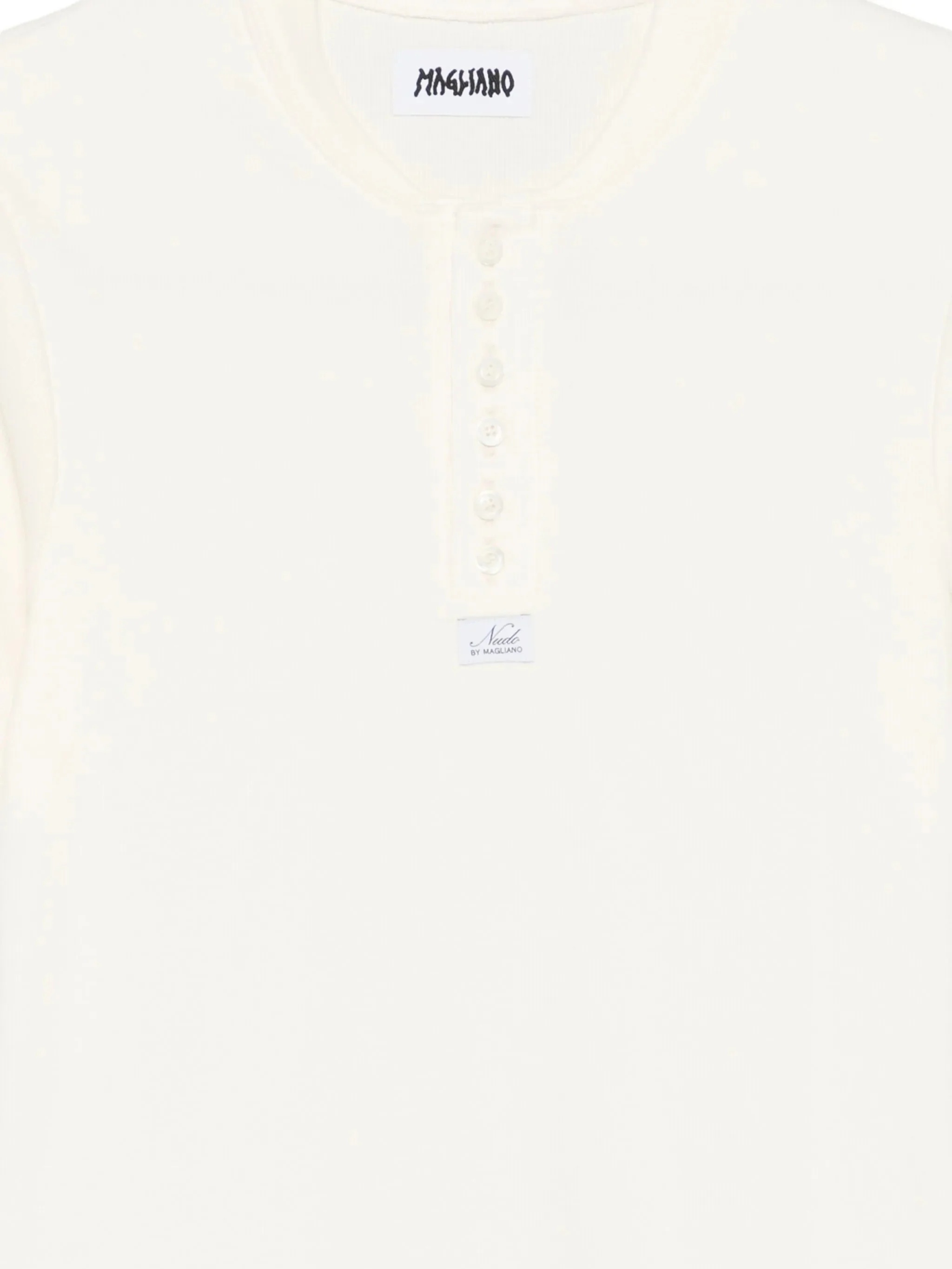 Magliano Button-front T-shirt In White