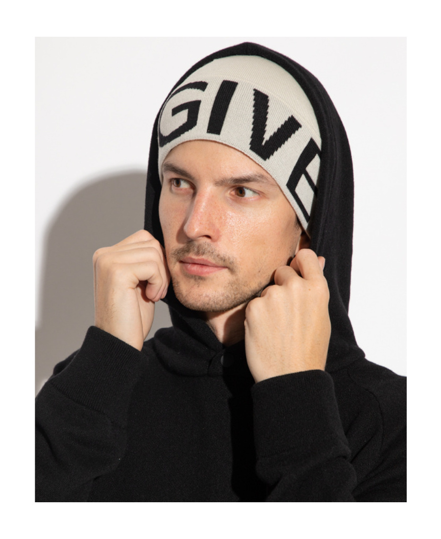 Givenchy Mark Woolen Cap In White