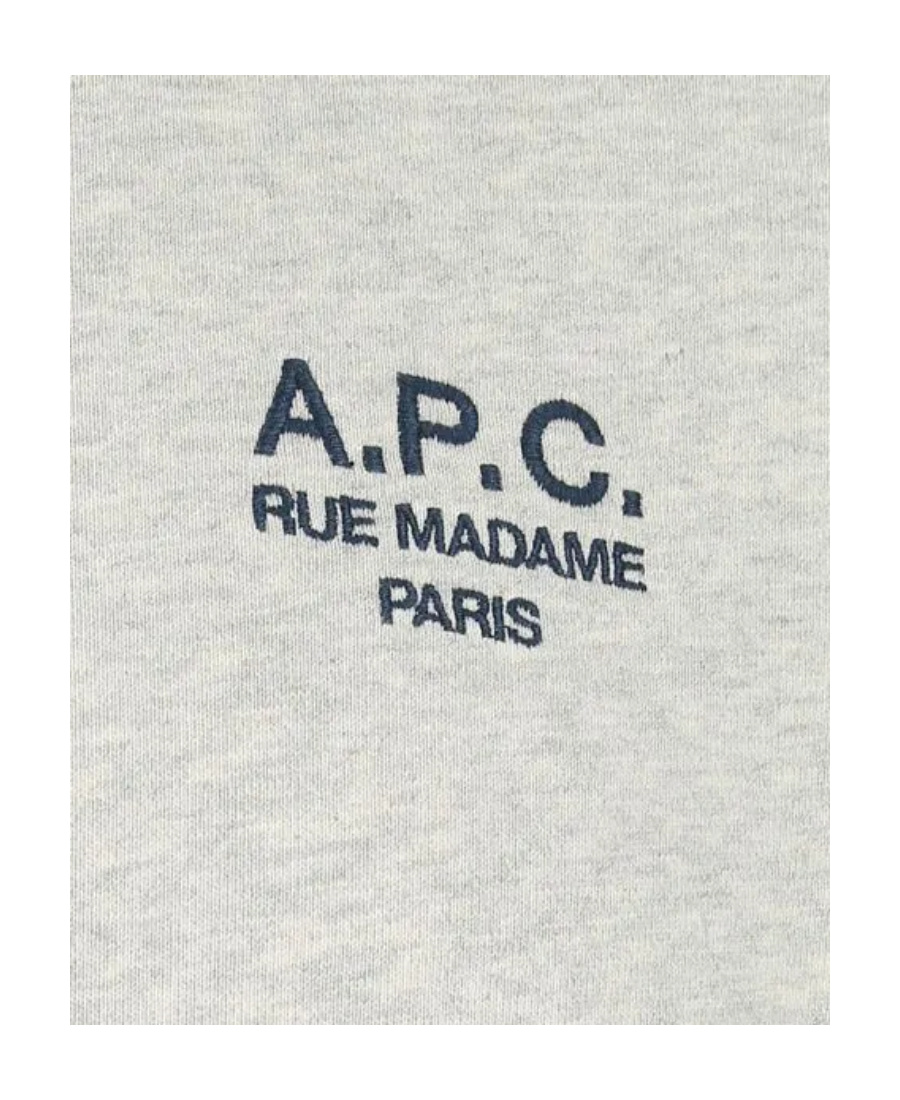 A.p.c. Logo-print Sweatshirt In White