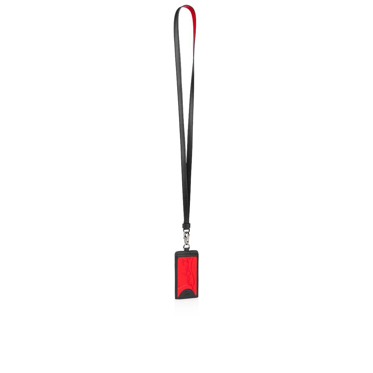 Christian Louboutin Logo Card Bag In Red