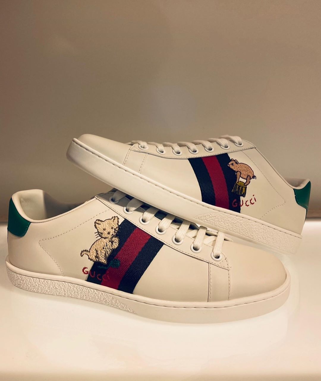 Gucci Ace Low-top Sneakers In Multicolor