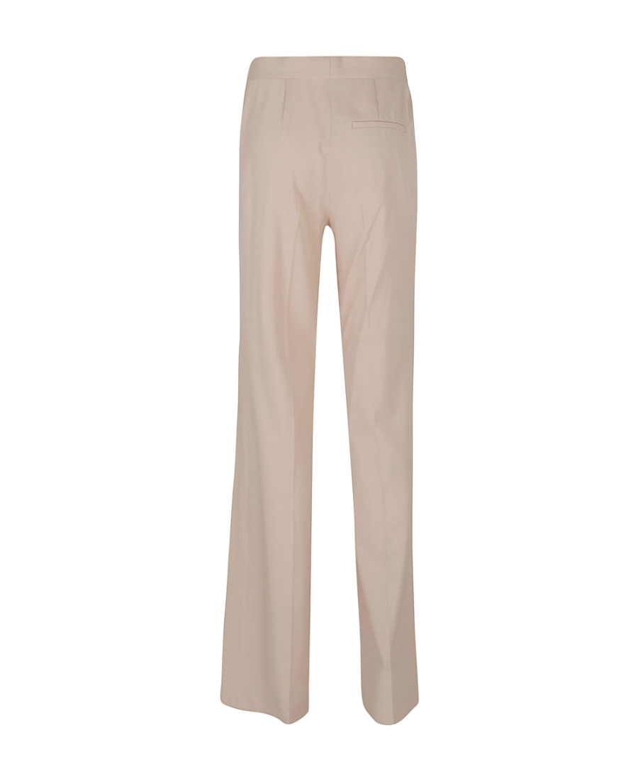 Stella Mccartney High Waist Flared Trousers In Nude