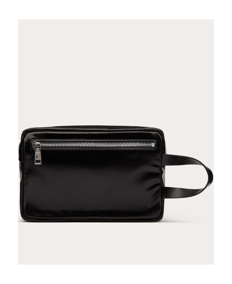 VALENTINO GARAVANI LOGO-PRINT DETAIL WASH BAG