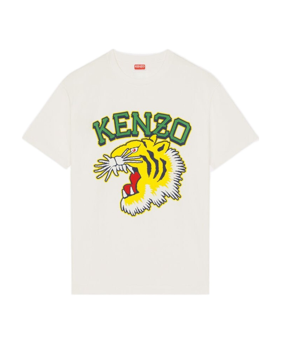 KENZO KENZO VARSITY JUNGLE TIGER OVERSIZED T-SHIRT