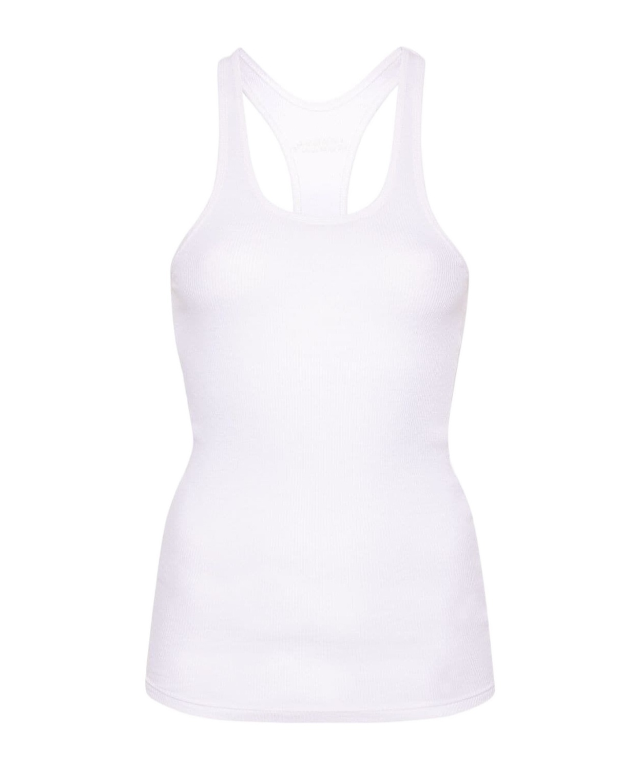 Shop Isabel Marant Tenesy Ribbed Vest In White