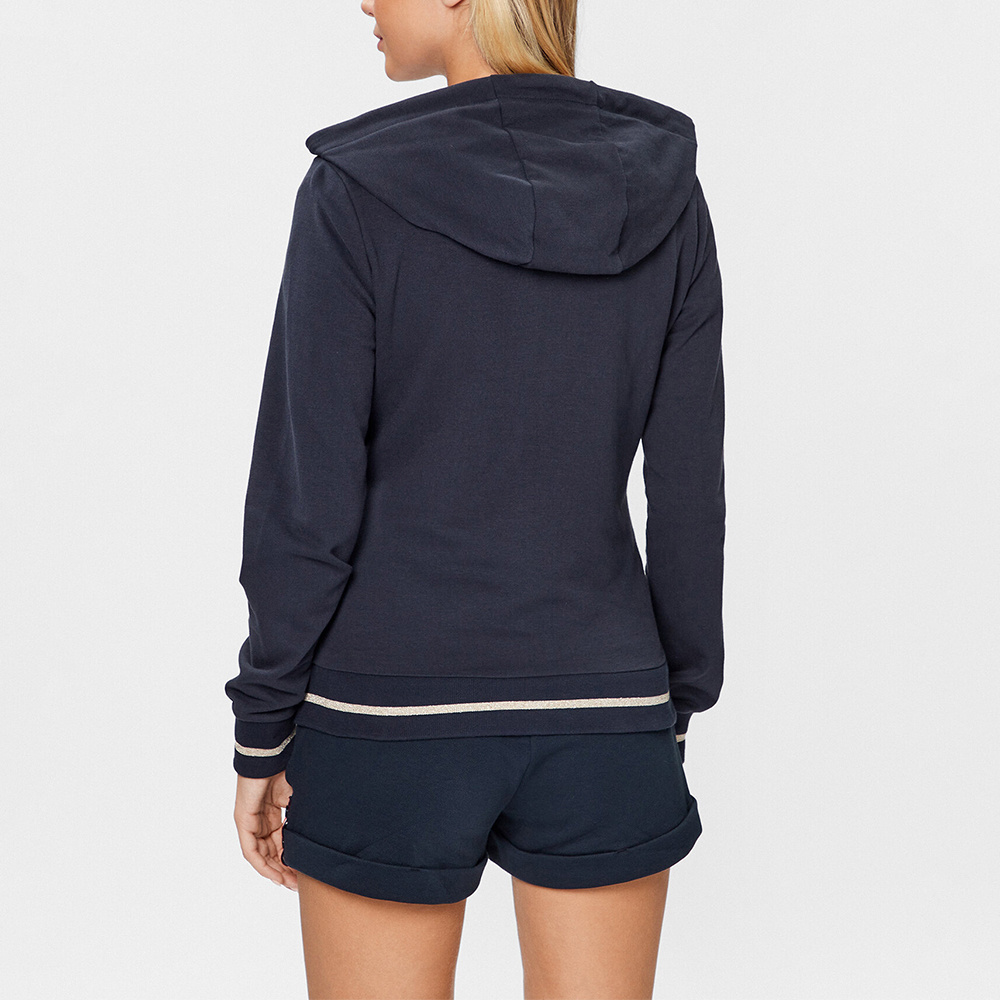 EA7 CORE LADY ZIP-UP HOODIE 