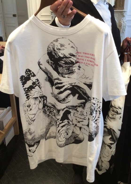 Valentino Character Printed Pattern T-shirt In White
