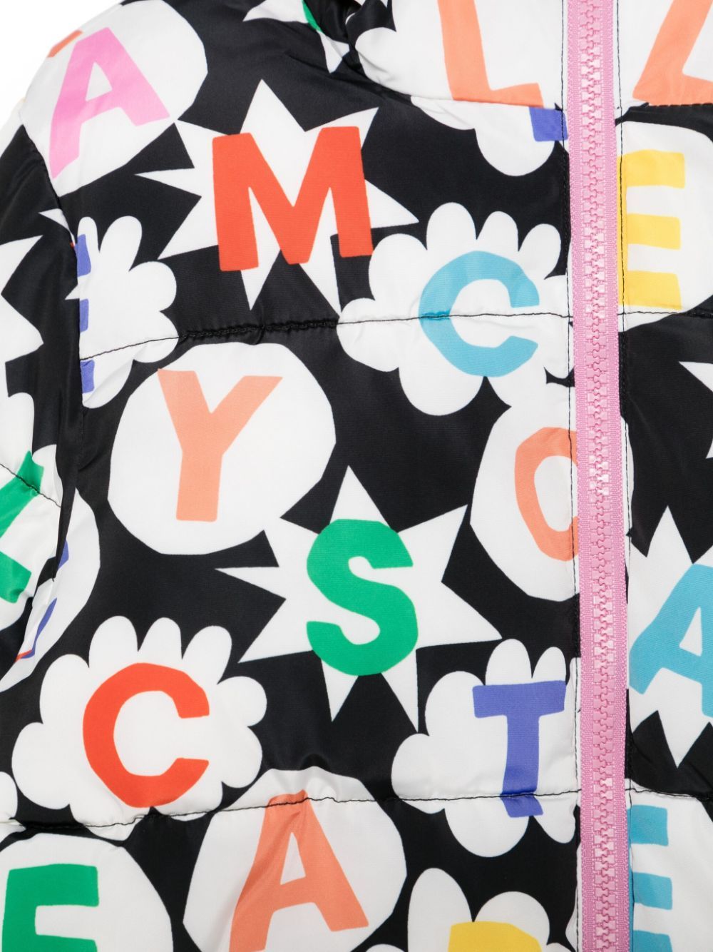 Stella Mccartney Logo Printed Jacket In White