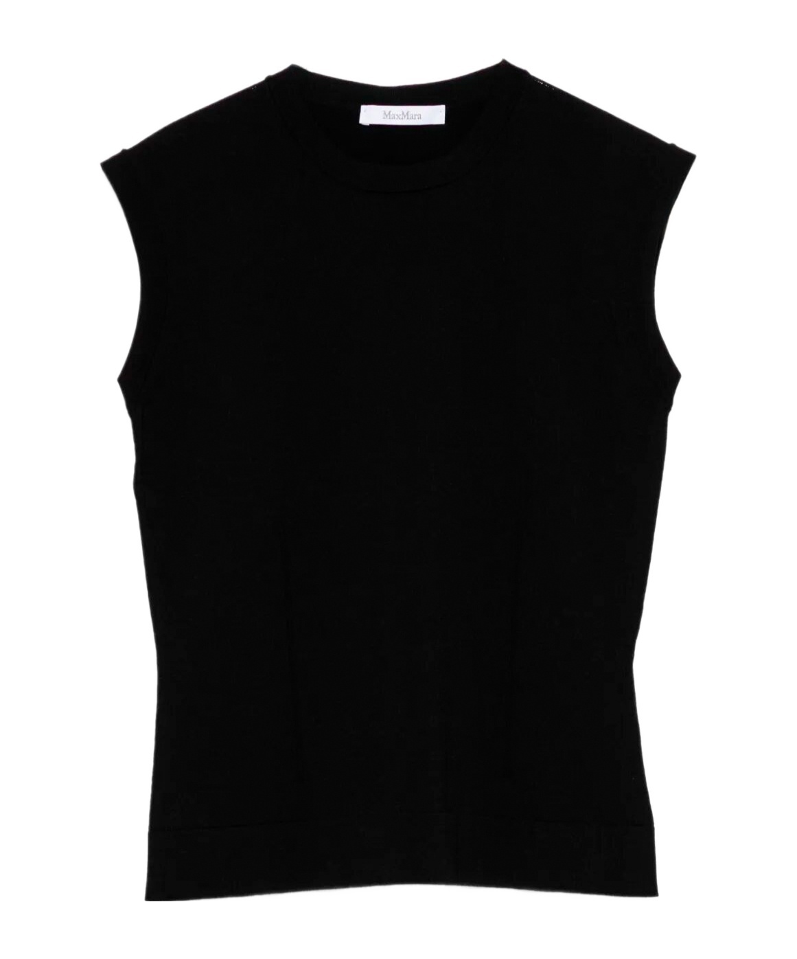 Max Mara Crew Neck Vest In Multi