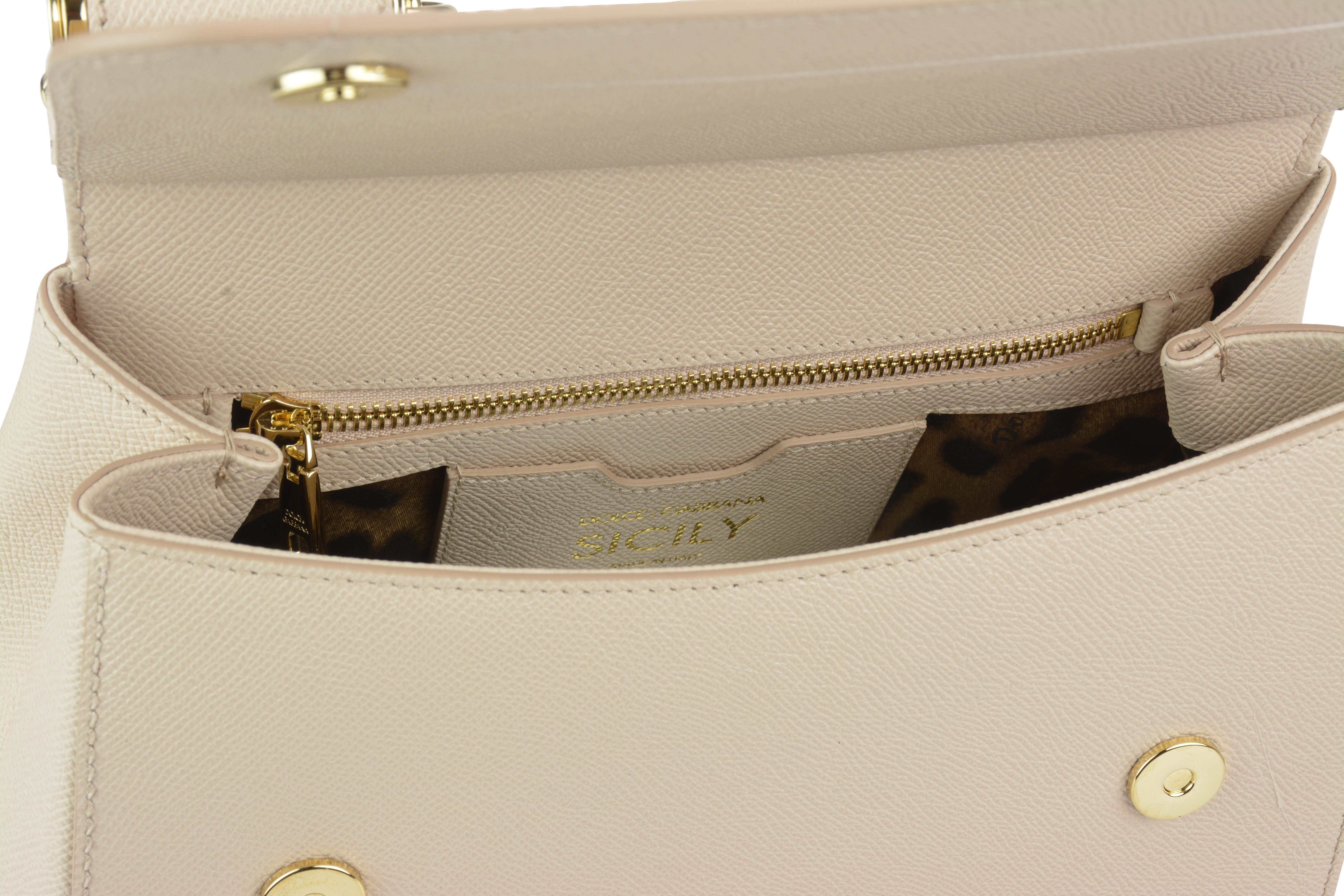 Dolce & Gabbana Medium Sicily Handbag In Nude