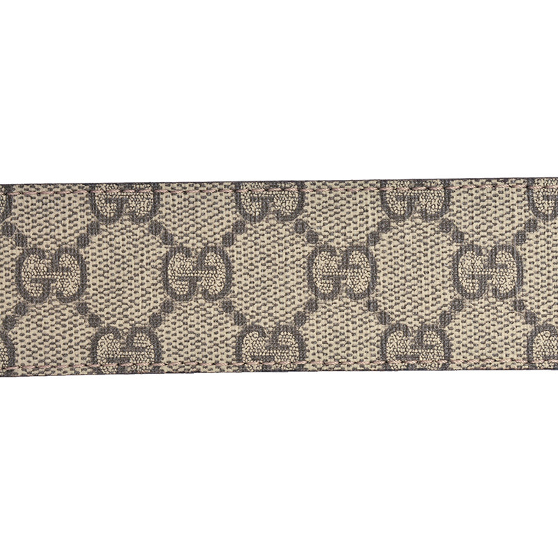 Gucci Classical Printed Double-sided Belt In Black