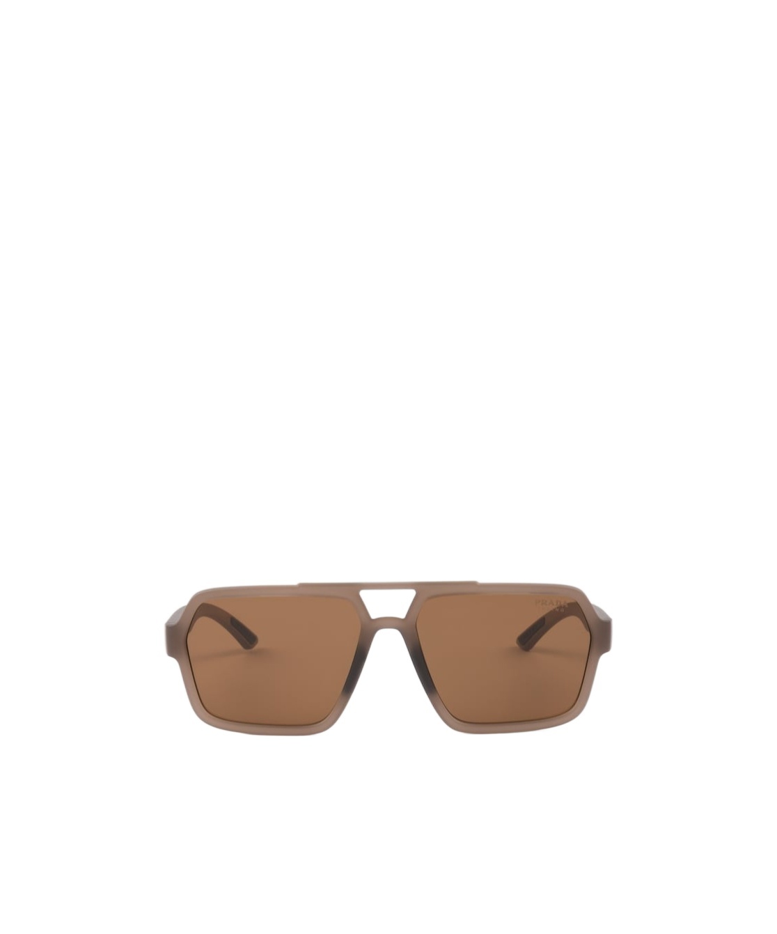Prada Linea Rossa Sunglasses In Matte Brown
