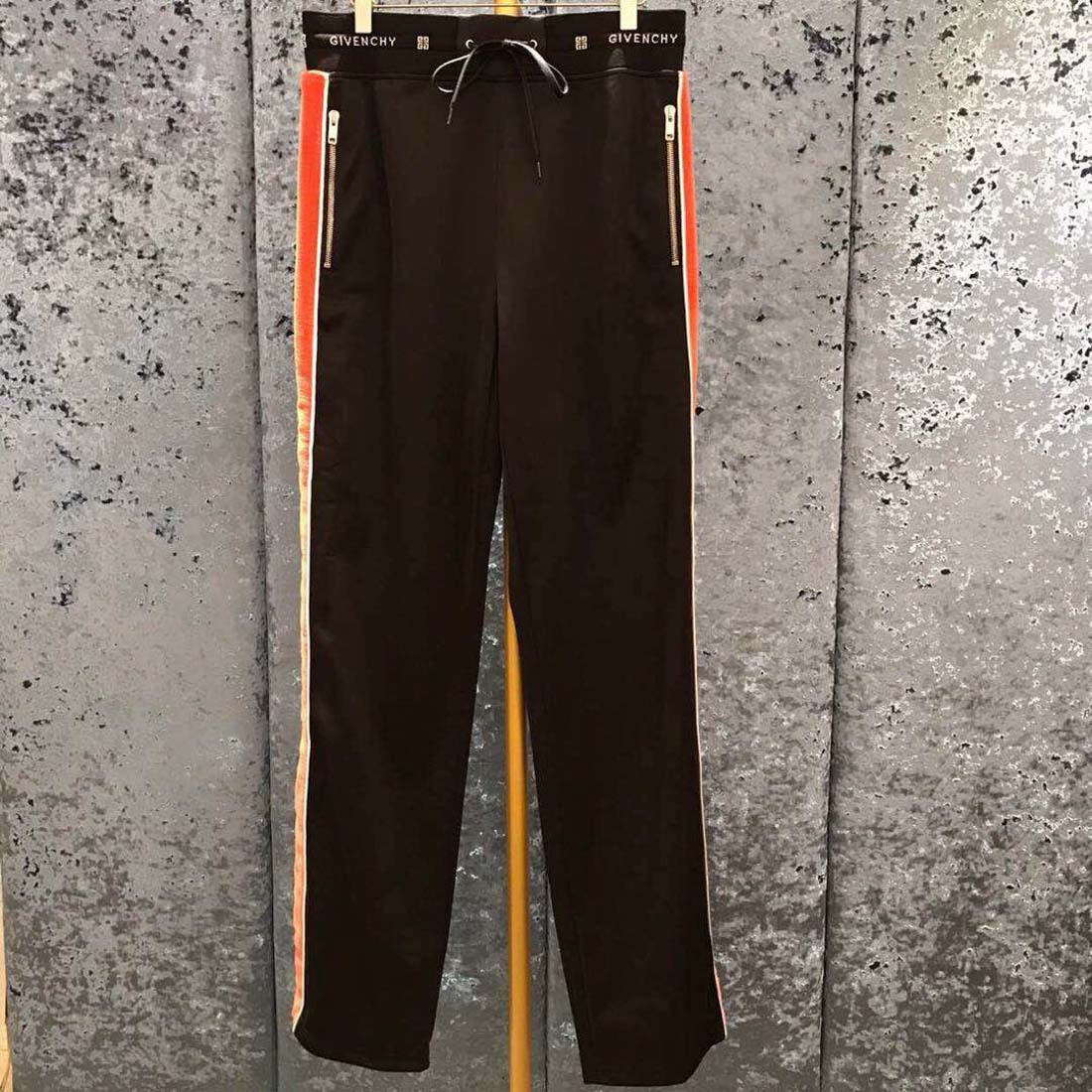 Givenchy Side-striped Sweatpants In Black