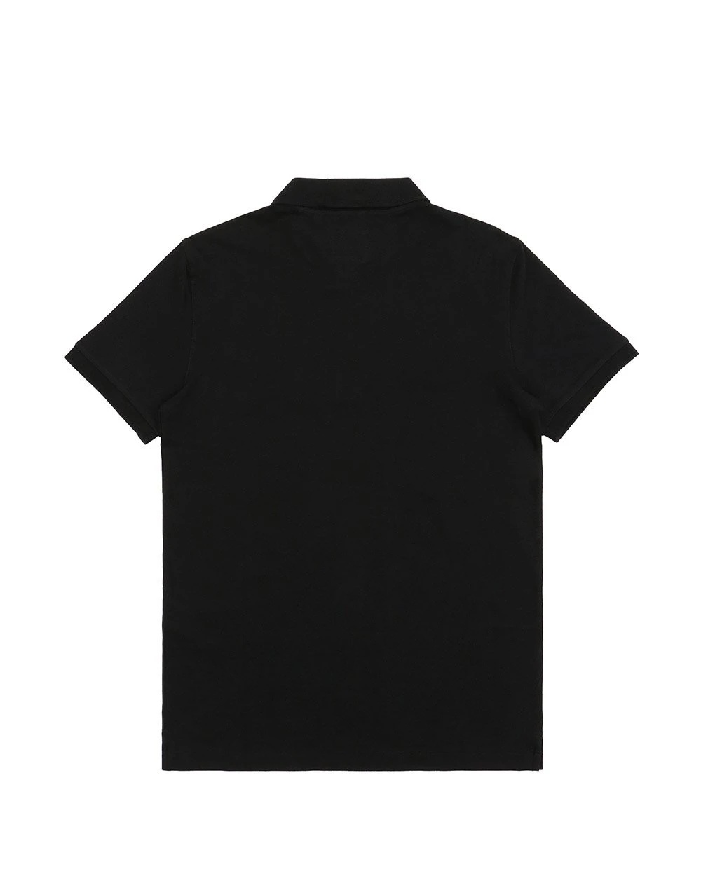 Armani Collezioni Logo Embroidered Polo Shirt In Black