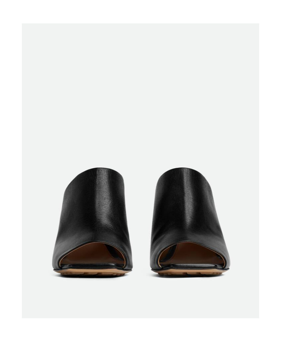Bottega Veneta Black Open Toe Sandals In Multicolor