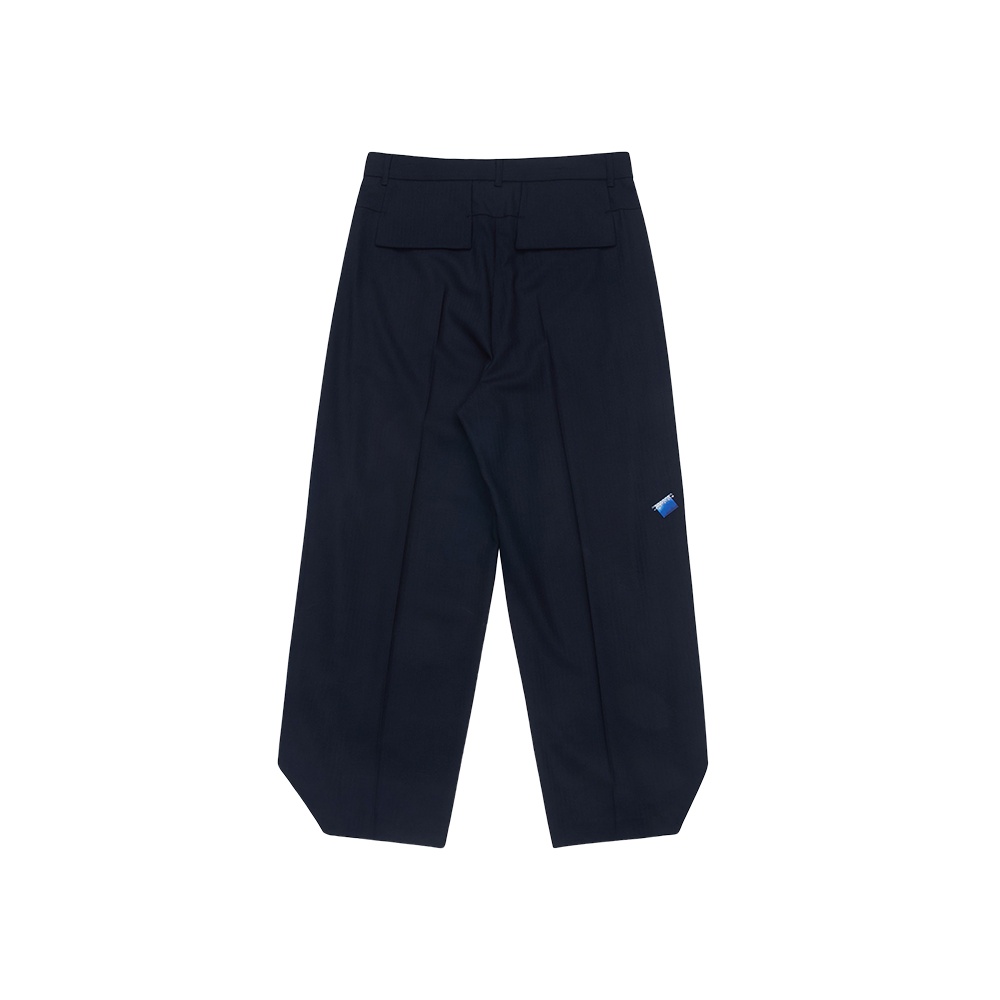 Ader Error Loose Waist Casual Pants In Black
