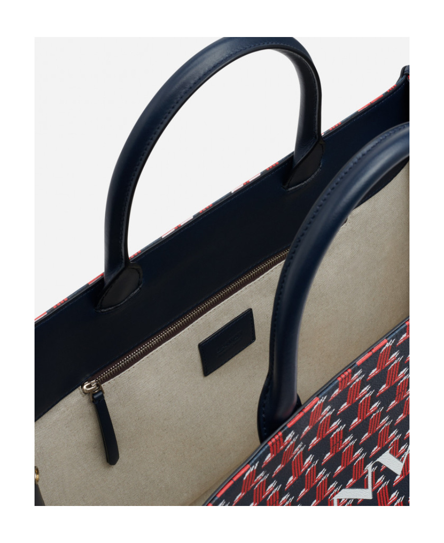 LANVIN MONOGRAM-PRINT TOTE BAG
