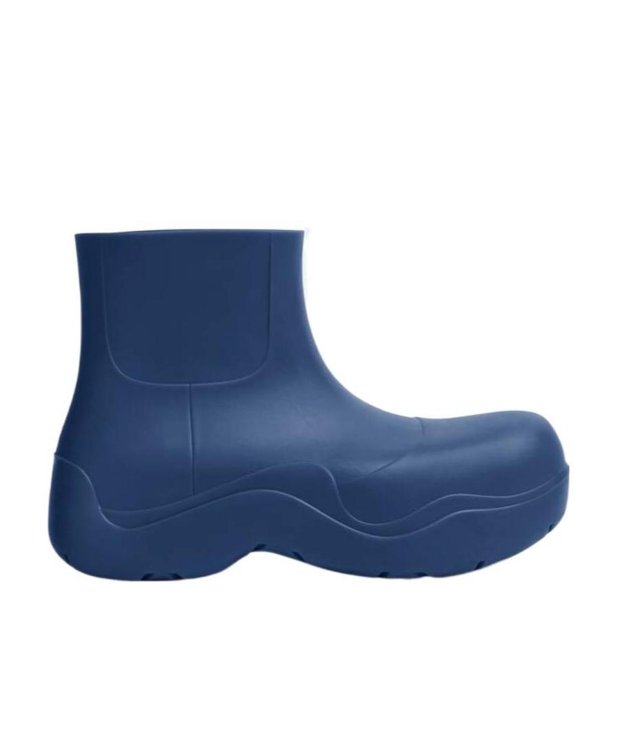 Bottega Veneta Puddle Ankle Boots In Blue