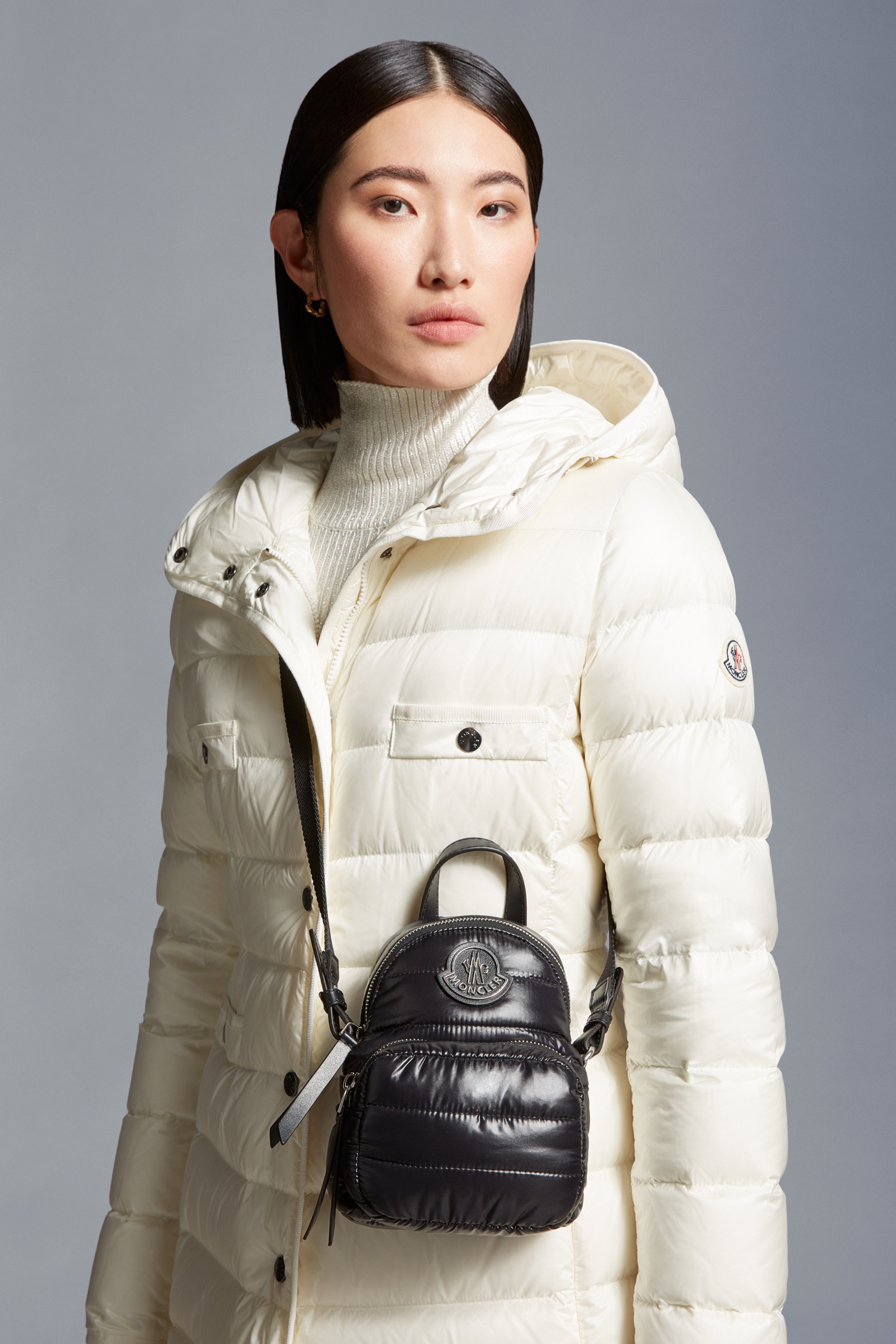 Moncler Small Kilia Crossbody Bag In Black