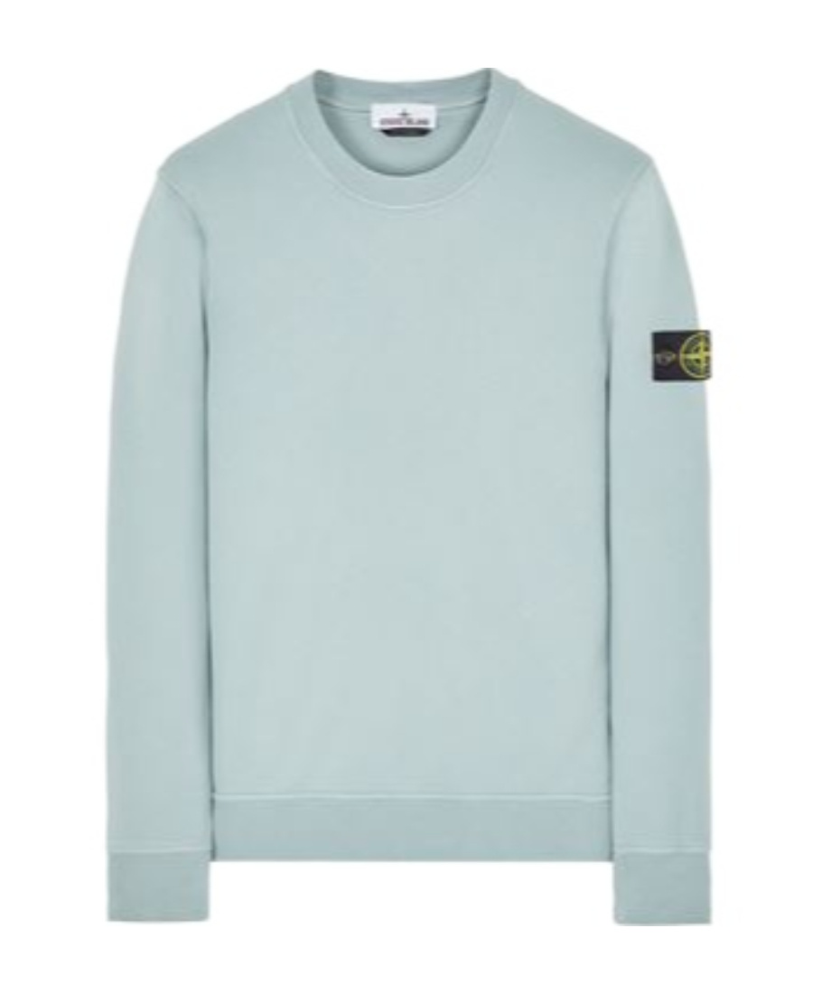 Stone Island Compass Patch Sweatshirt In Brown