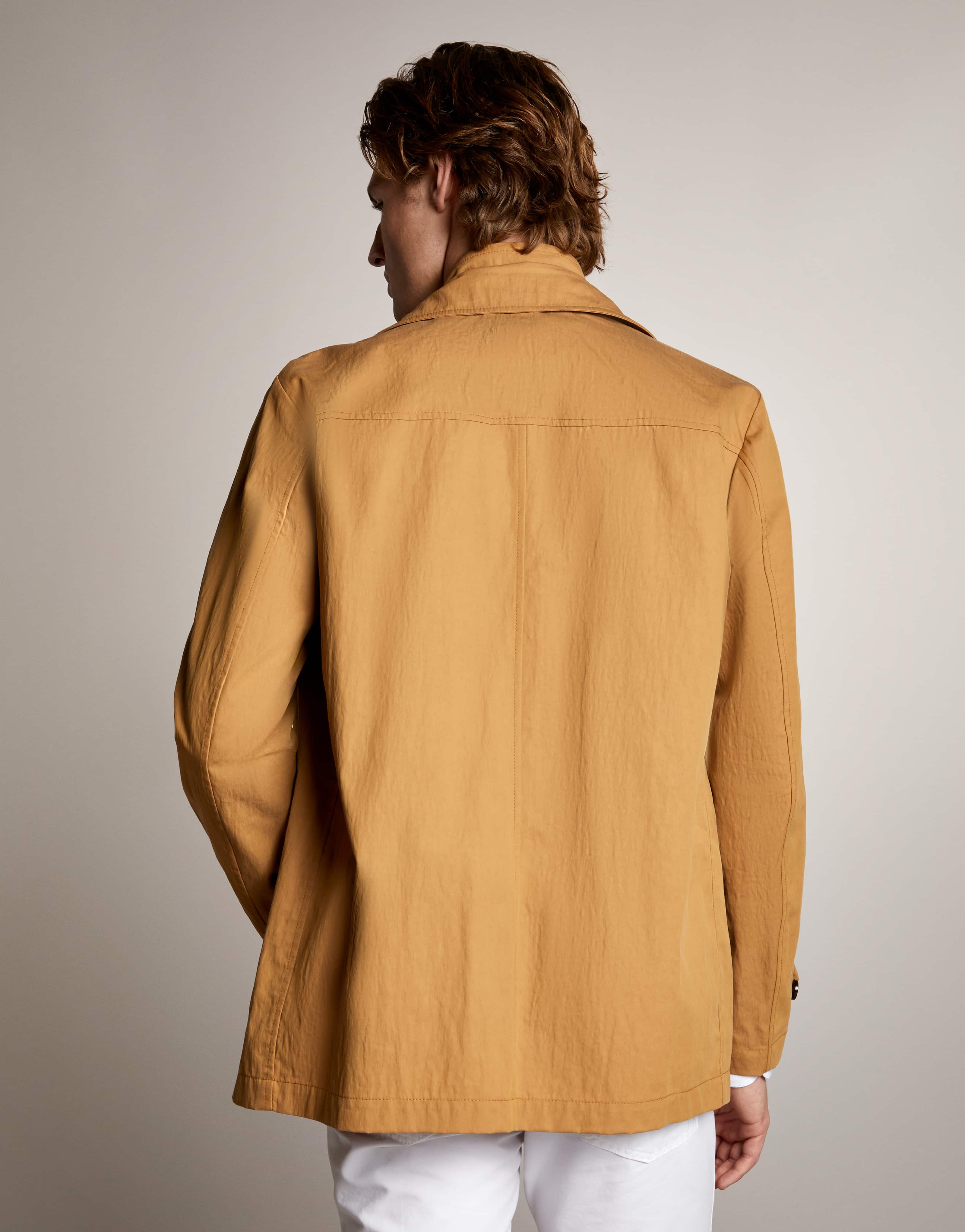 Fay Morning Single-breasted Coat In Brown