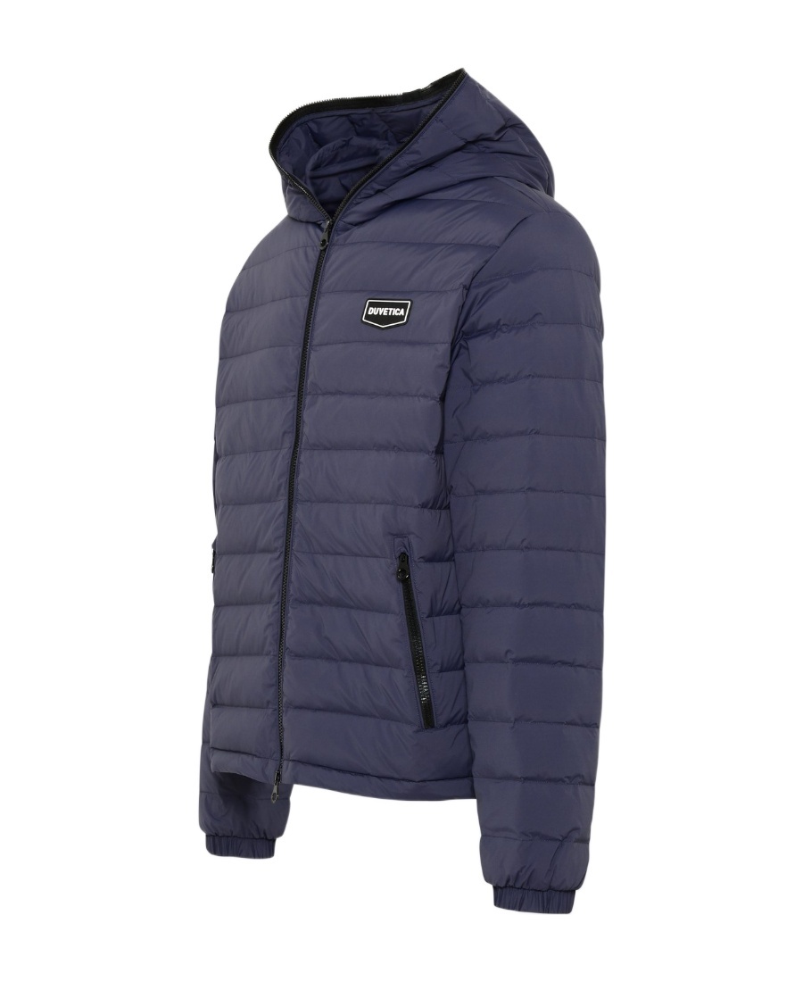 Duvetica Blue Polyamide Faiti Jacket In Black
