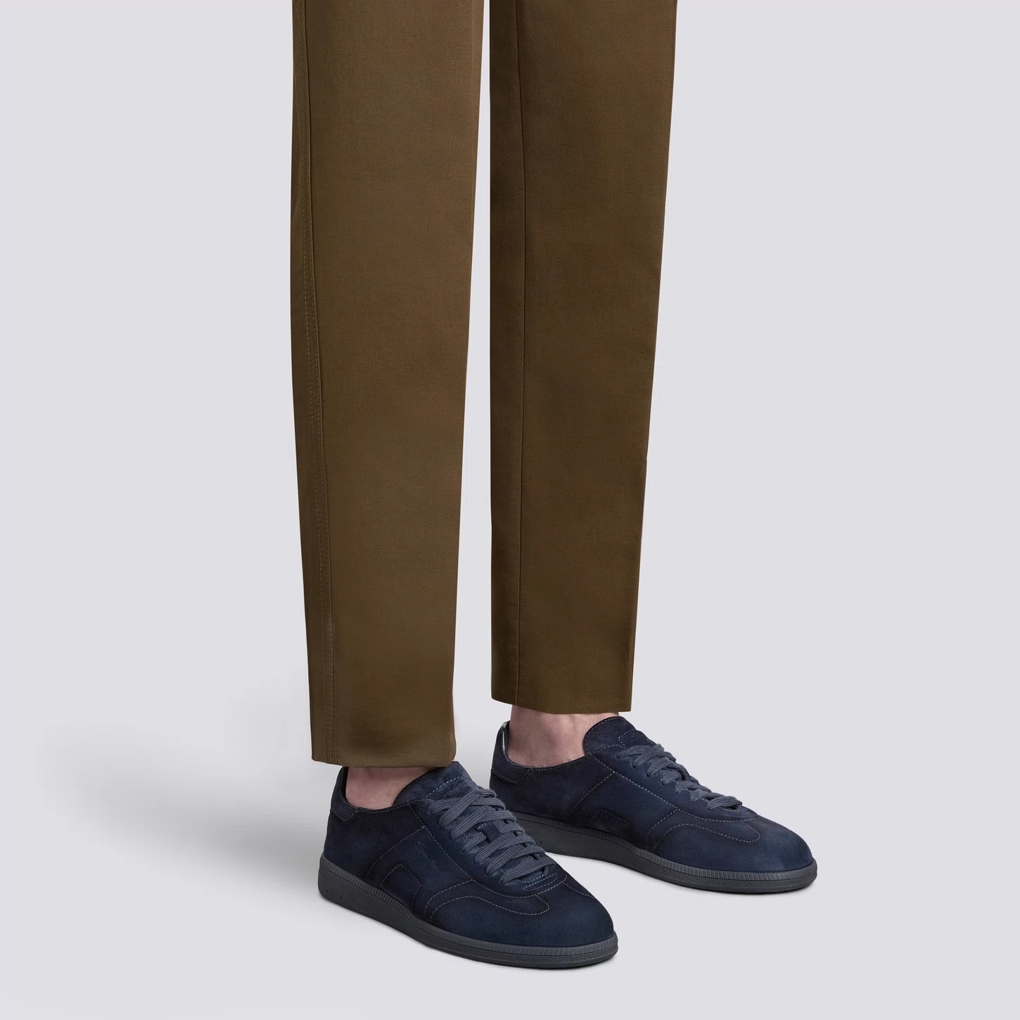 Santoni Dbs Oly Low-top Sneakers In Blue