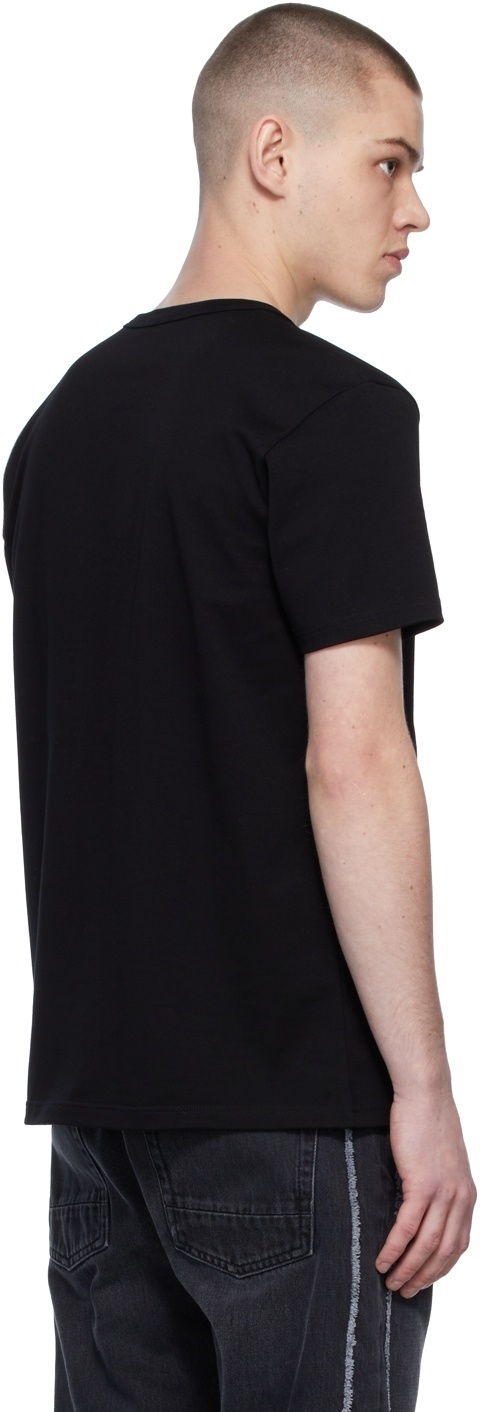 Alexander Mcqueen Logo-embroidered Cotton T-shirt In Black