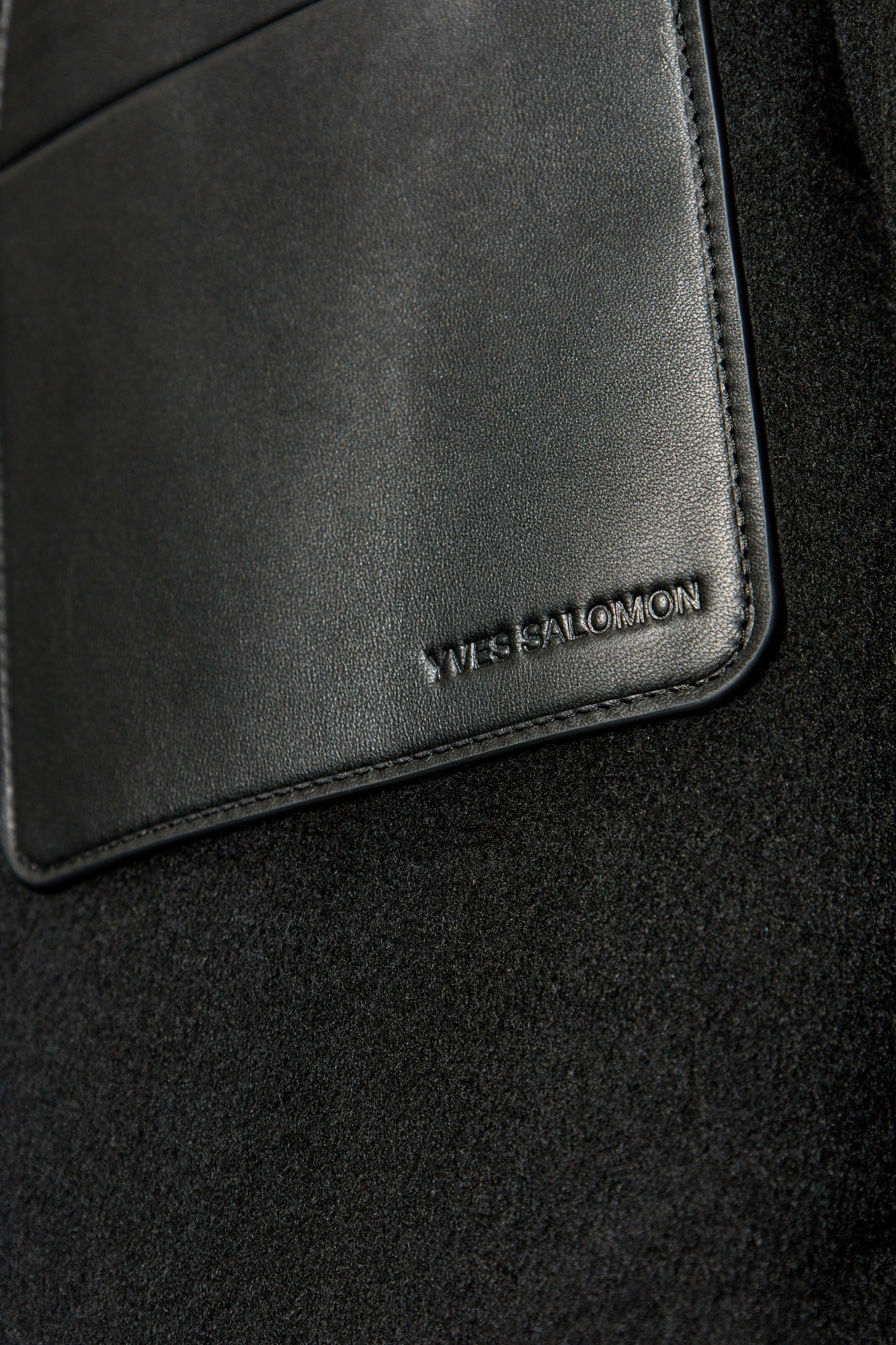 YVES SALOMON CHEST-POCKETED JACKET