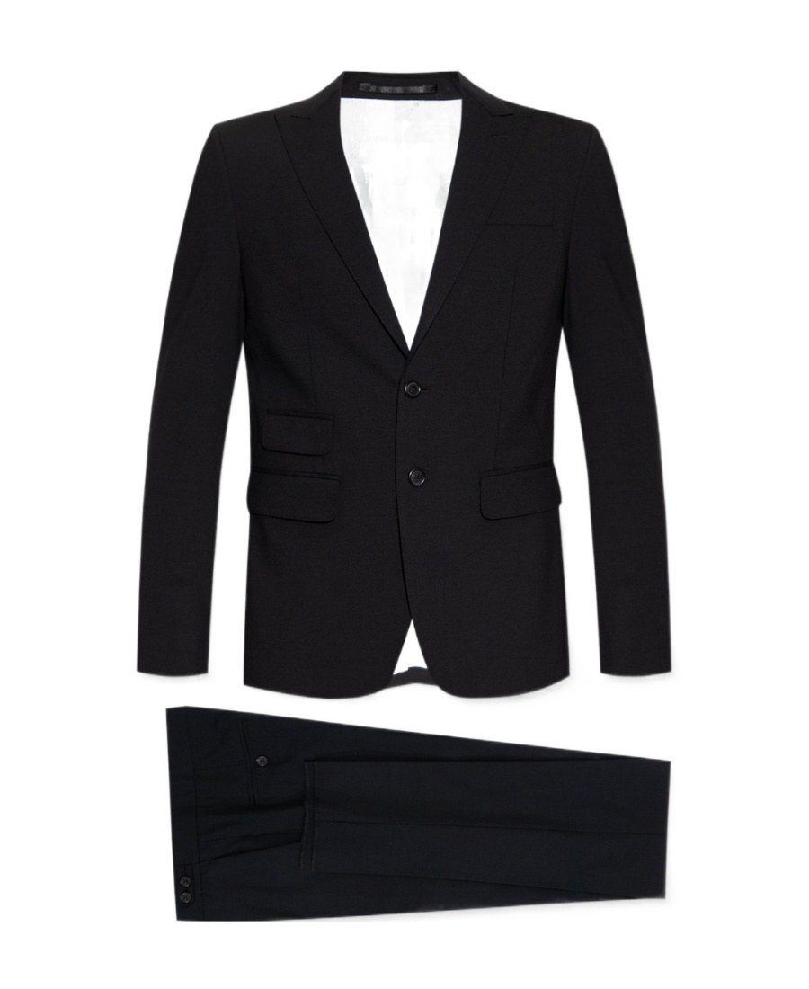 Dsquared2 Two-piece Single-breasted Suit In Black
