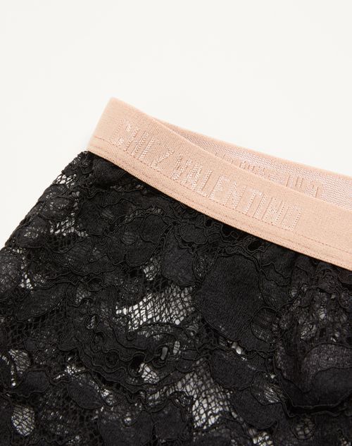 VALENTINO GARAVANI REBRODÉ LACE TIGHTS