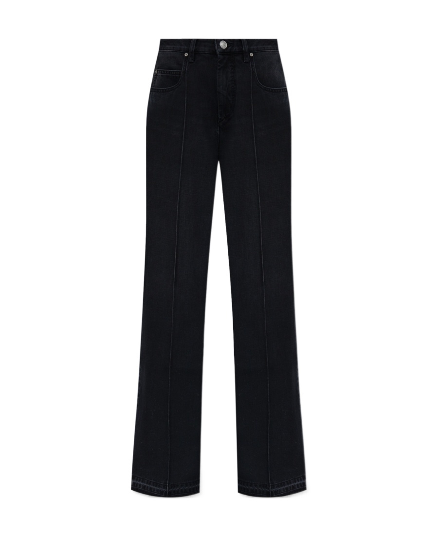 Shop Isabel Marant Multi-pocket Jeans In Black