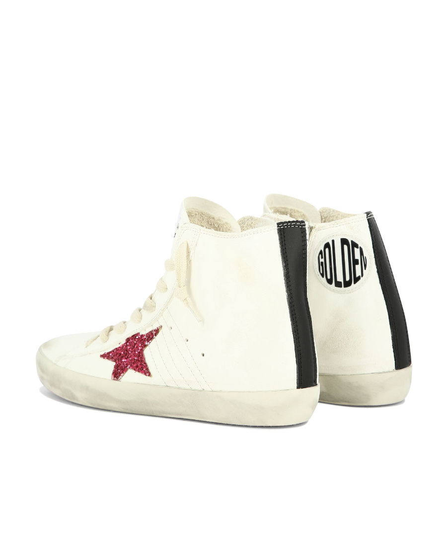 Golden Goose Francy High-top Sneakers In White