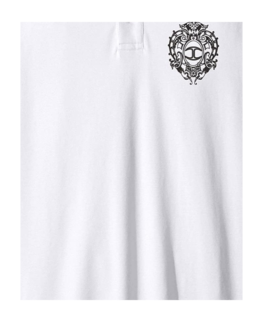 JUST CAVALLI STRETCH KNITTED POLO SHIRT