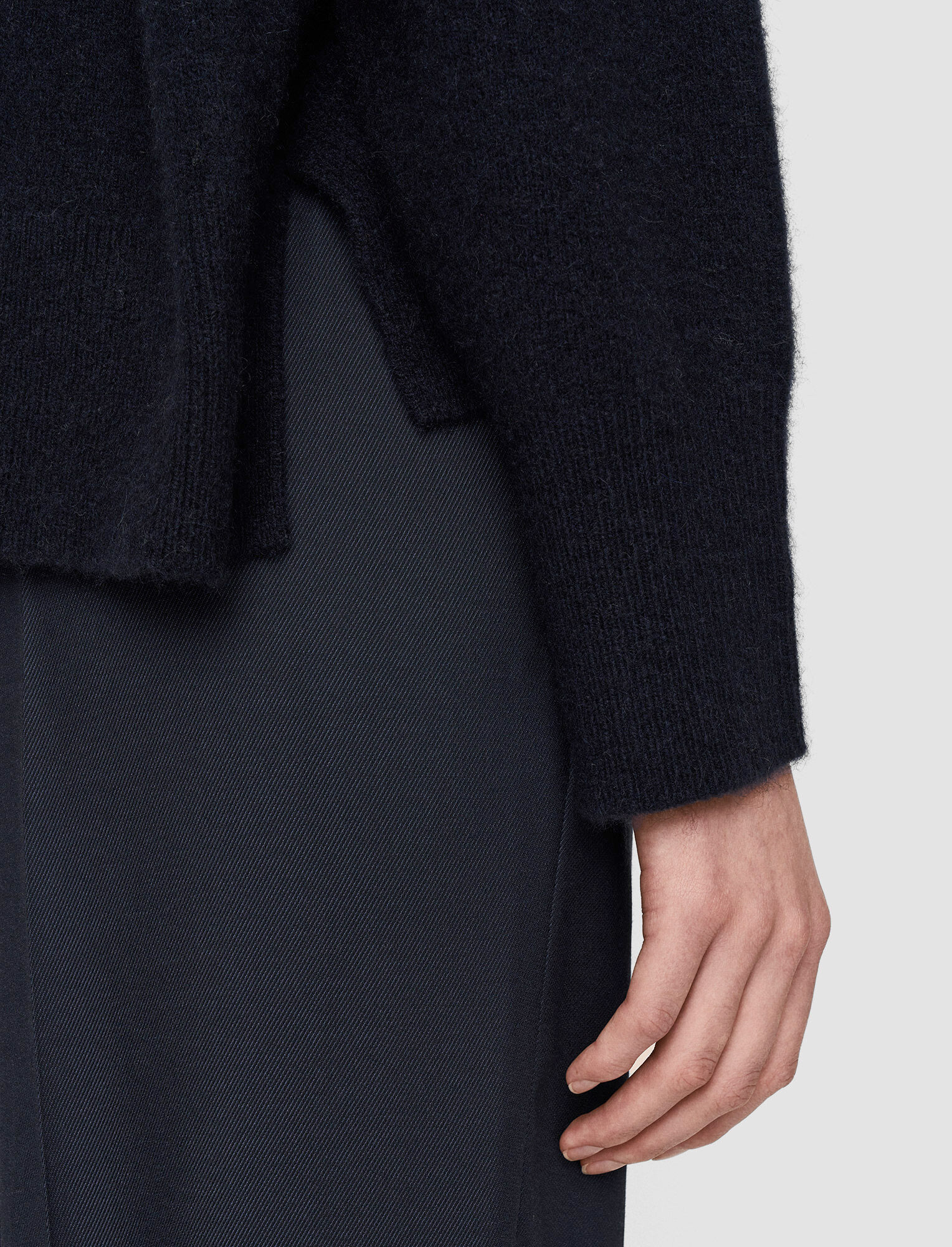 Joseph Roll-neck Cashmere Jumper In Black