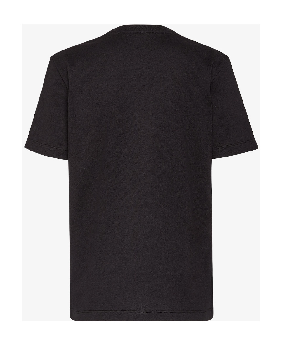 Shop Fendi Black Cotton T-shirt
