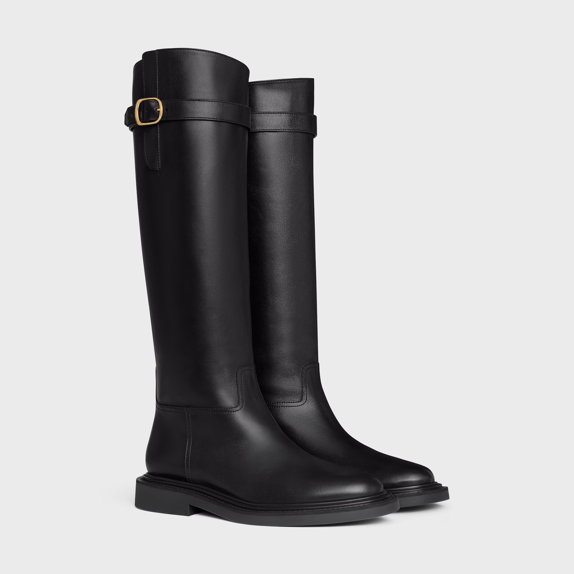 Celine Universite In Calfskin In Black