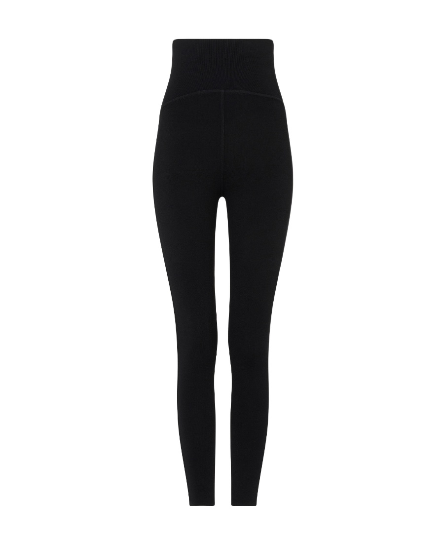 ALAÏA ALAÏA HIGH WAIST STRETCHED LEGGINGS