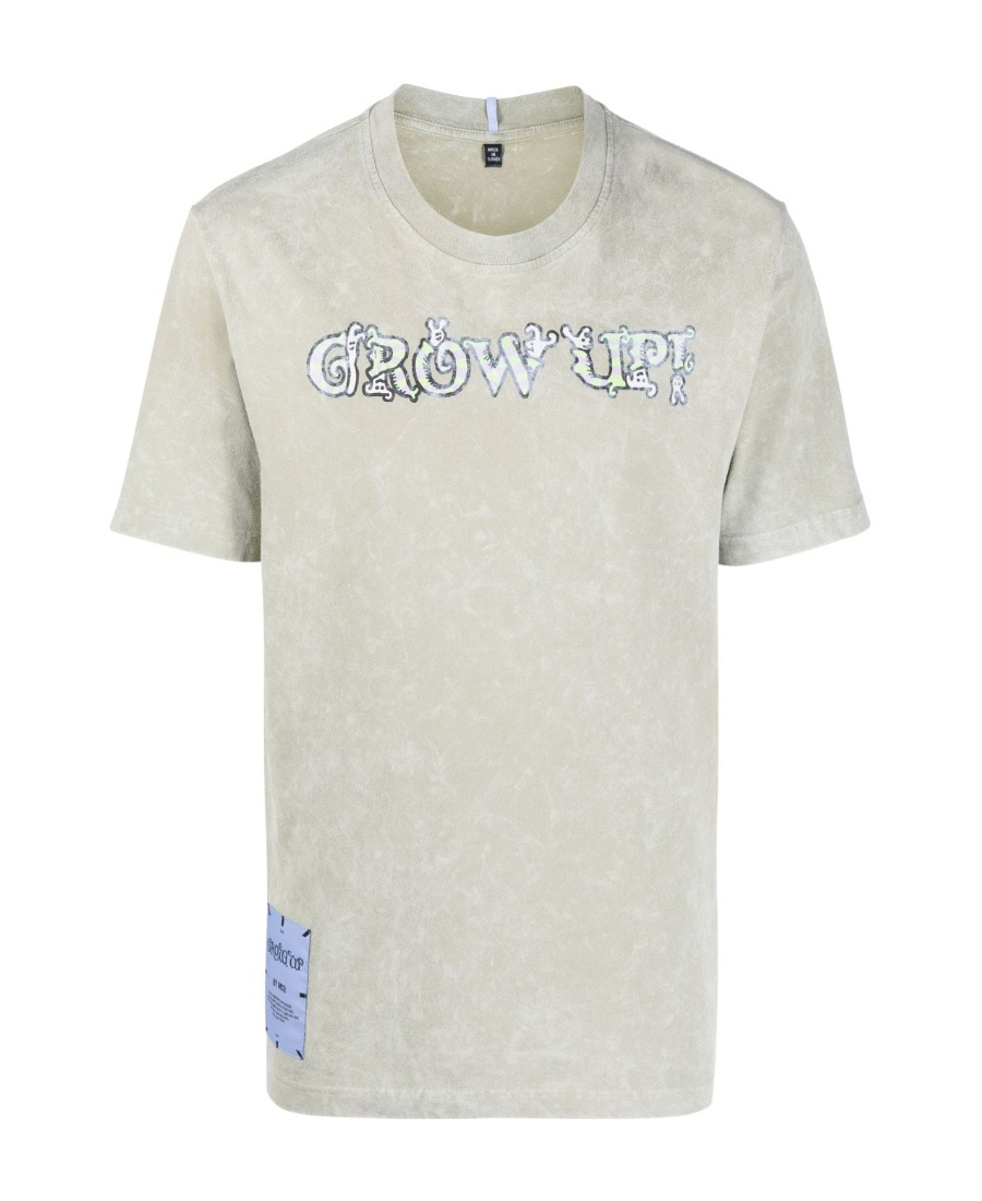 Mcq By Alexander Mcqueen Grow Up Distressed-effect T-shirt In White