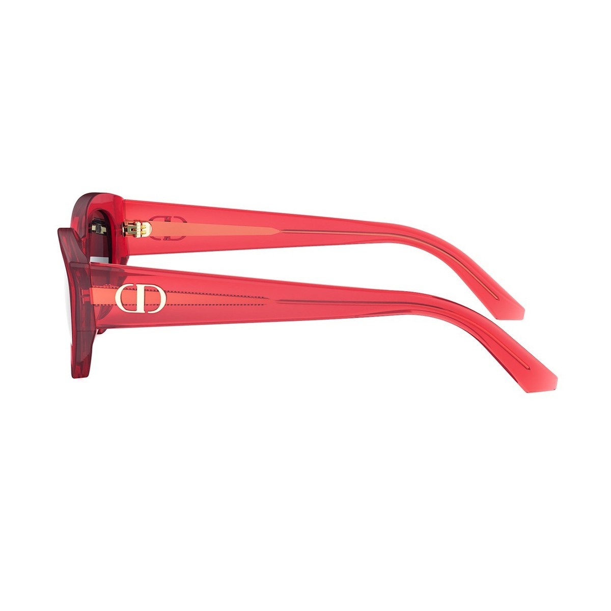 Dior Glow B1f 53mm Cat Eye Sunglasses In Red