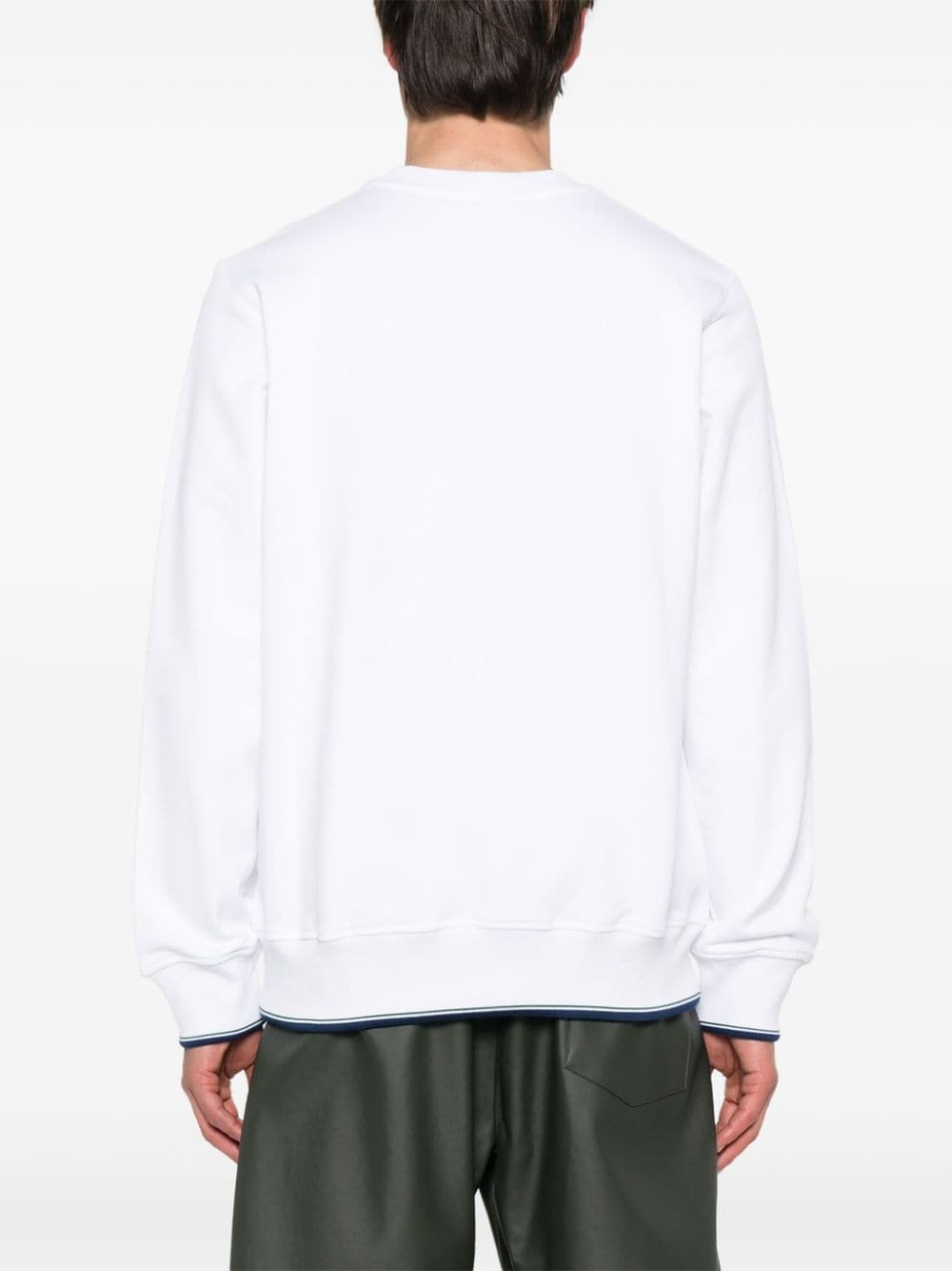 Casablanca Casa Racing 3d Cotton Sweatshirt In White