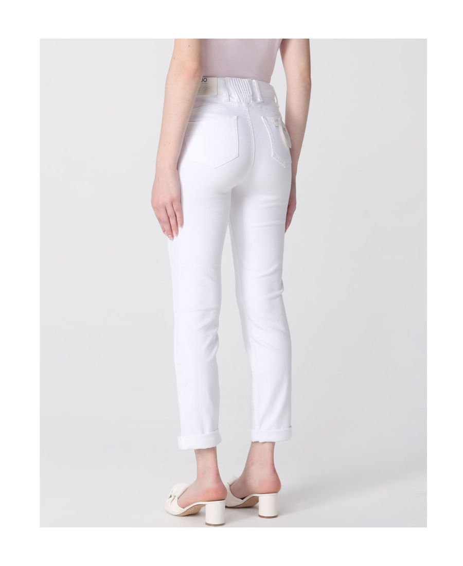 LIU •JO LIU JO MID-RISE CROPPED JEANS