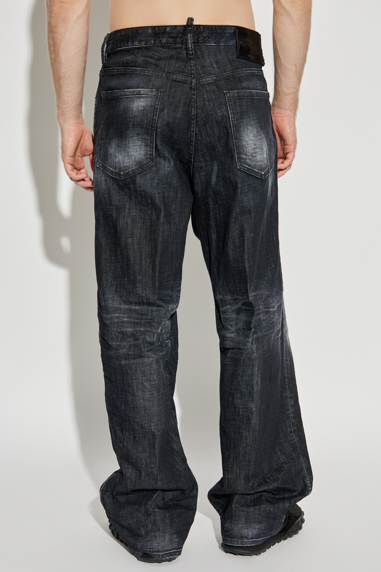 Dsquared2 Dsquared Black Stretch Denim Skater Jeans